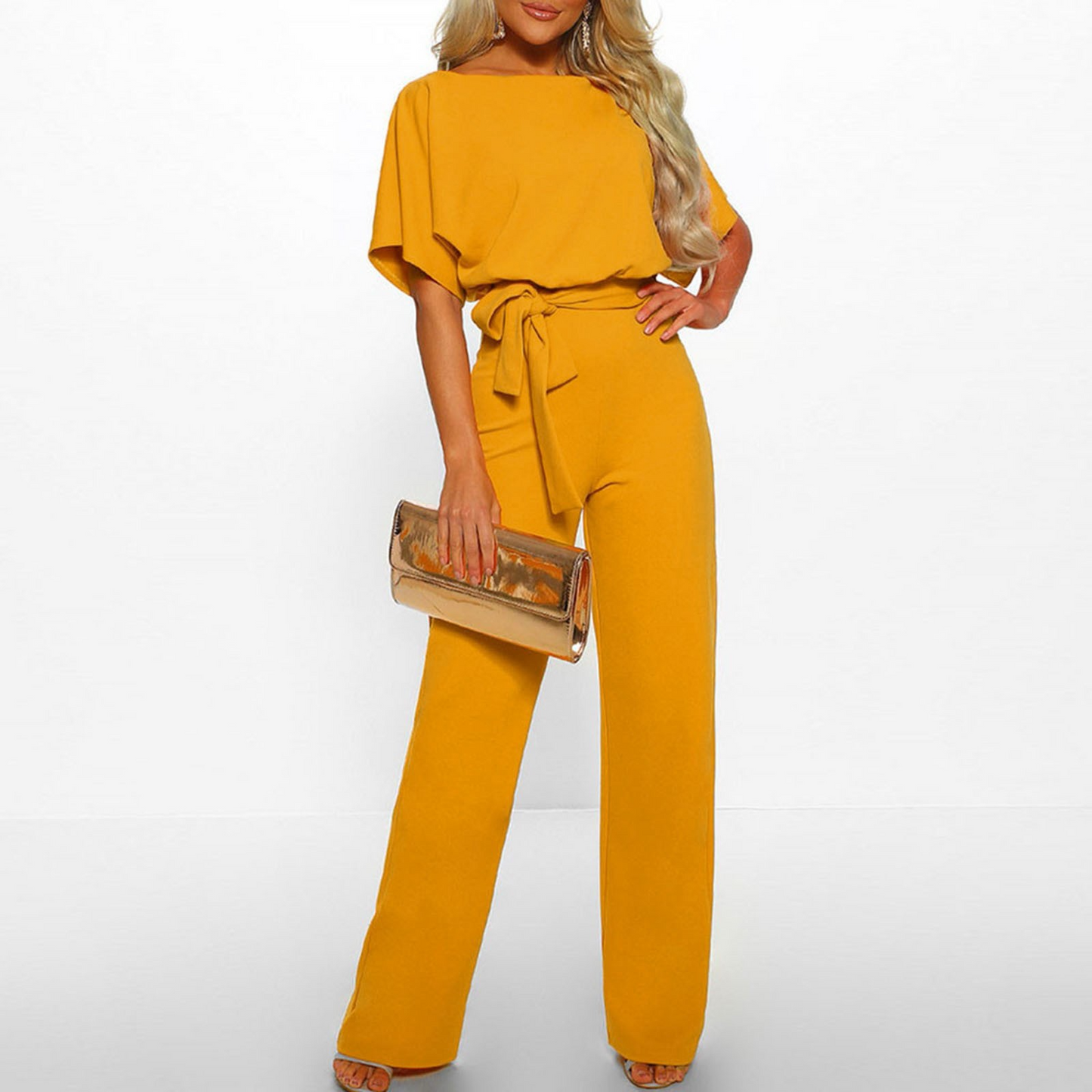 Jumpsuit Dames – Elegante jumpsuit met Gürtel voor casual en feestelijke gelegenheden