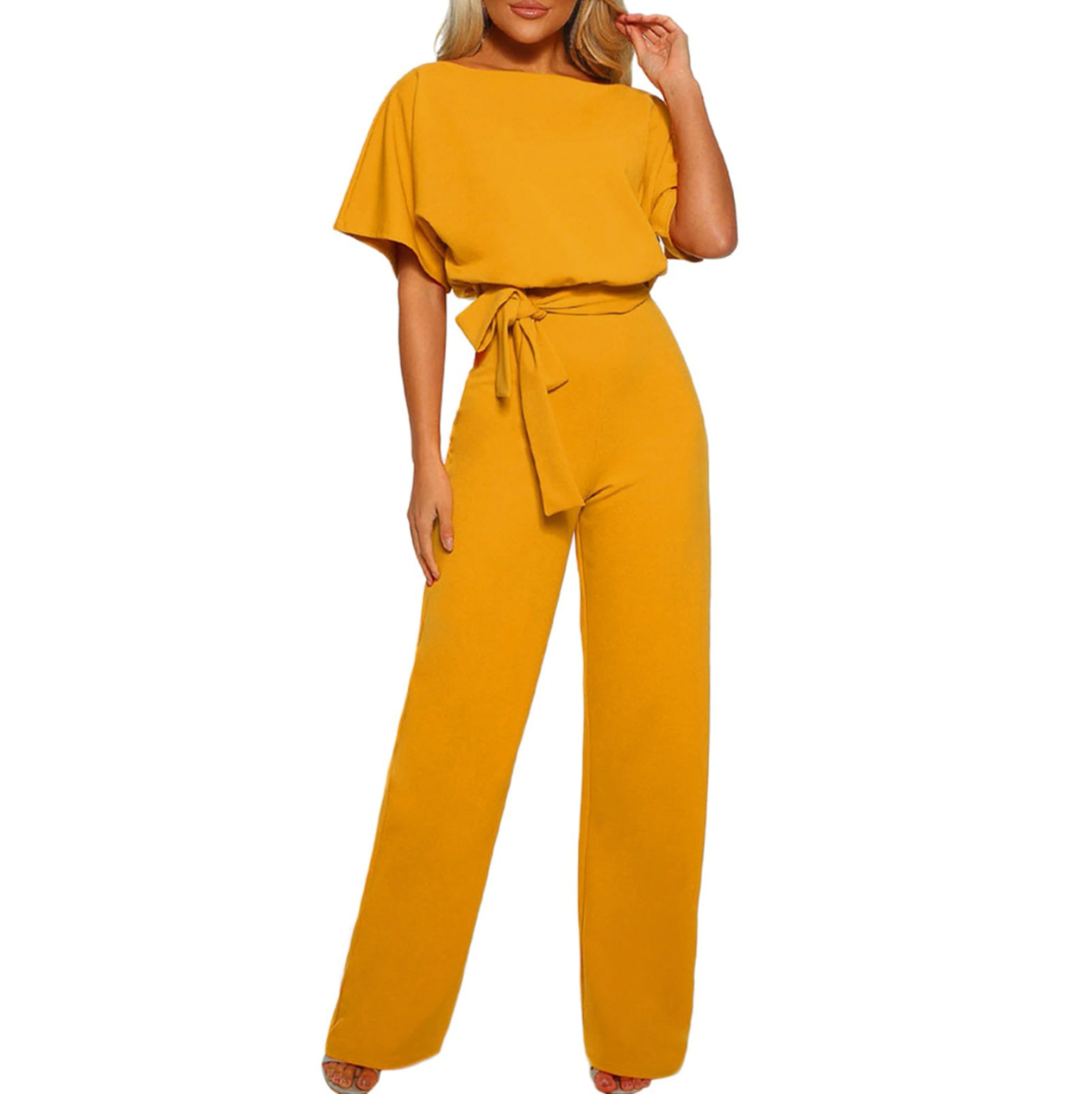 Jumpsuit Dames – Elegante jumpsuit met Gürtel voor casual en feestelijke gelegenheden