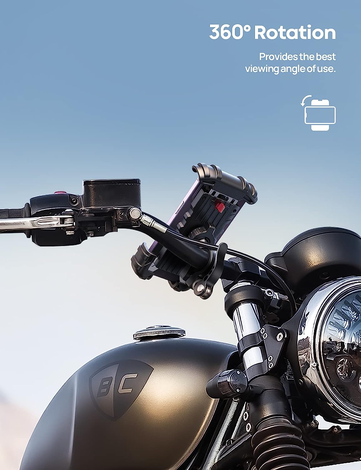 Motorfiets Telefoonhouder Universeel Bevestiginghouder
