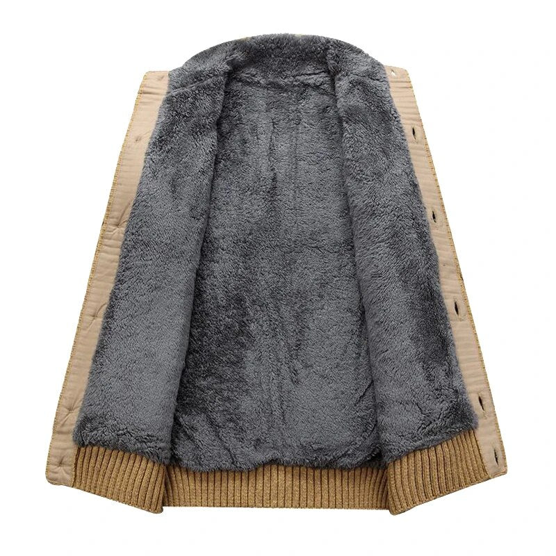 Heren vest met pluche voering – Gebreid warm en stijlvol voor elke gelegenheid