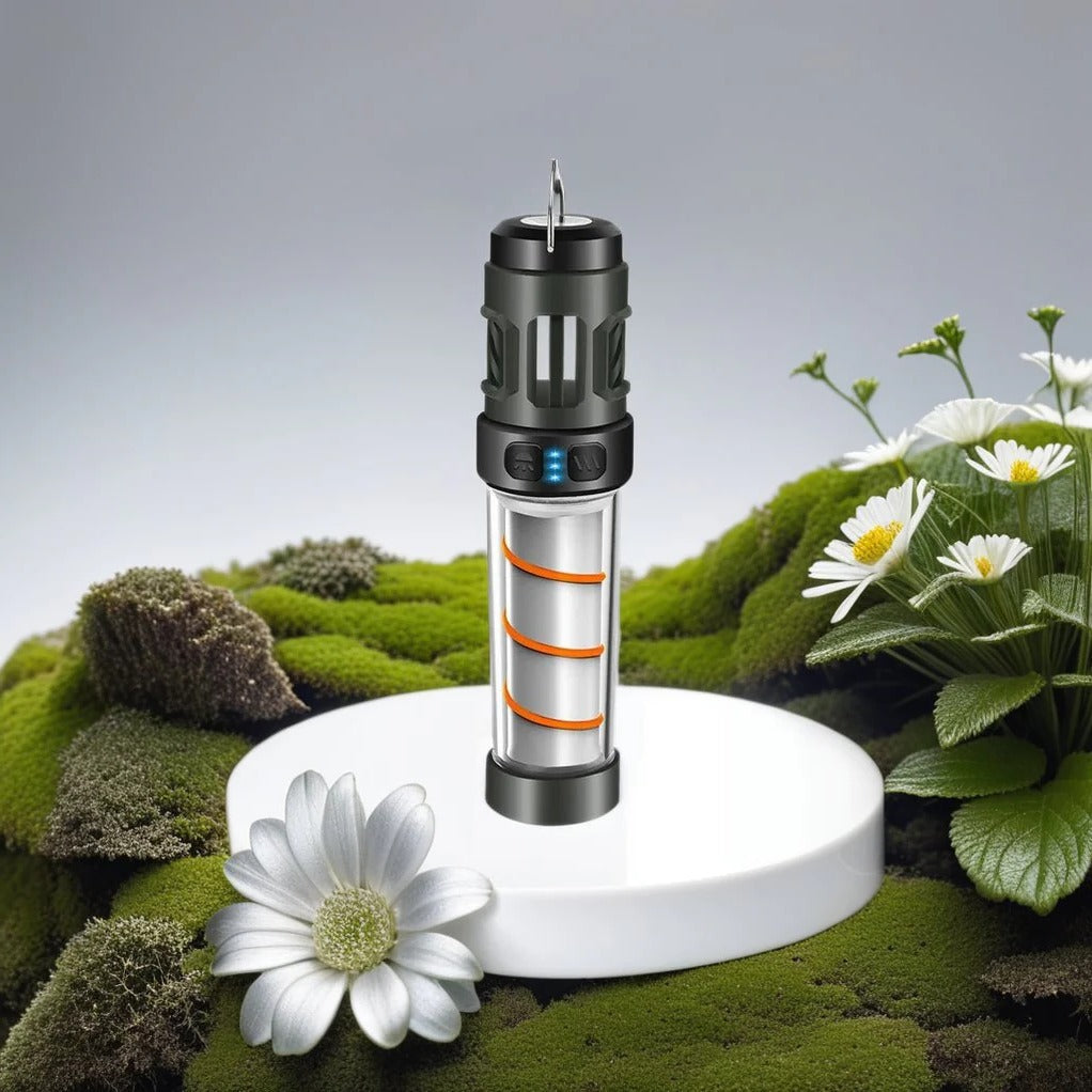 Muggenspray met Campinglamp
