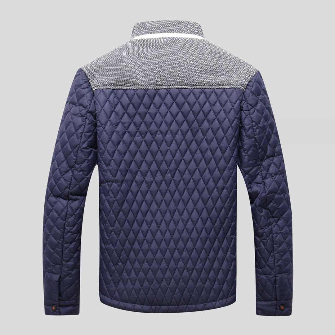 Heren Steppjacke – Warme gewatteerde jas voor heren met capuchon en trendy design