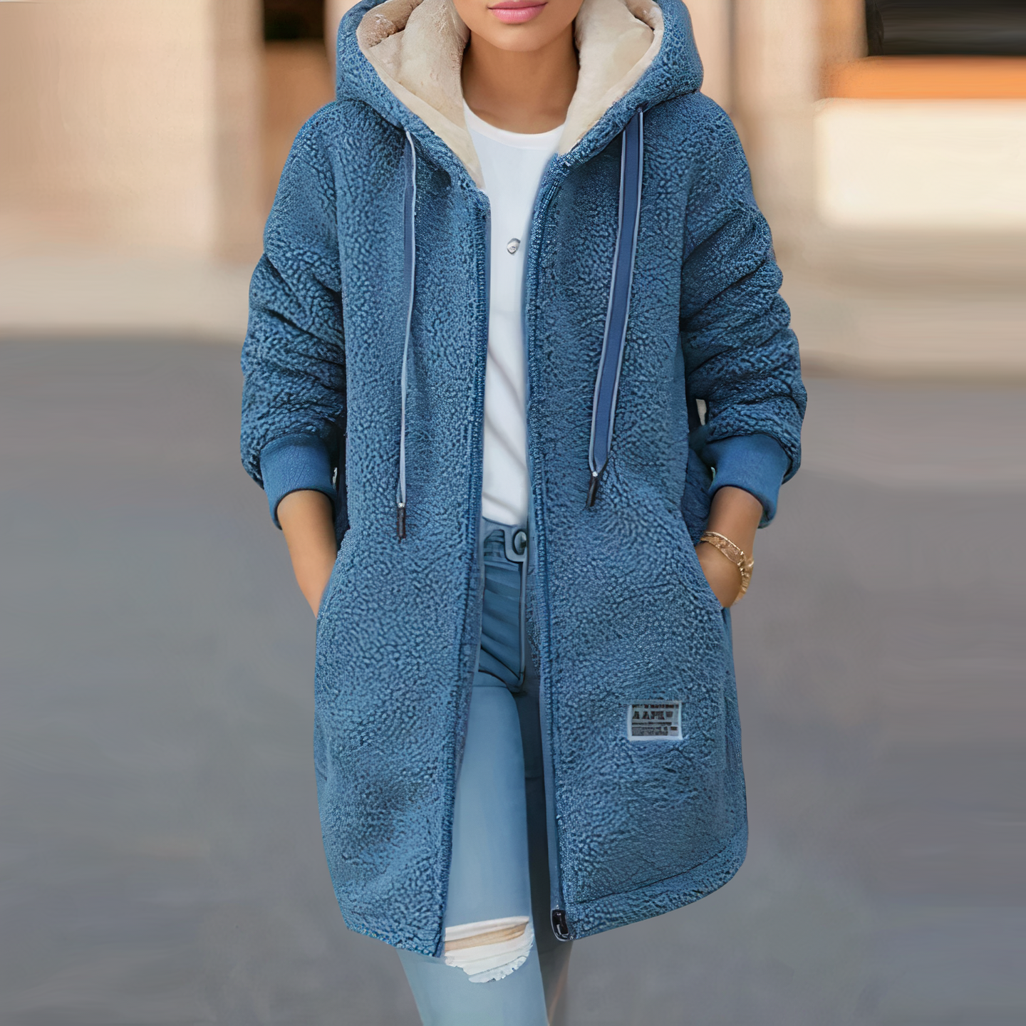 Hoodie Dames – Casual Sweatshirt van Katoen met Kap en Comfortabele Pasvorm