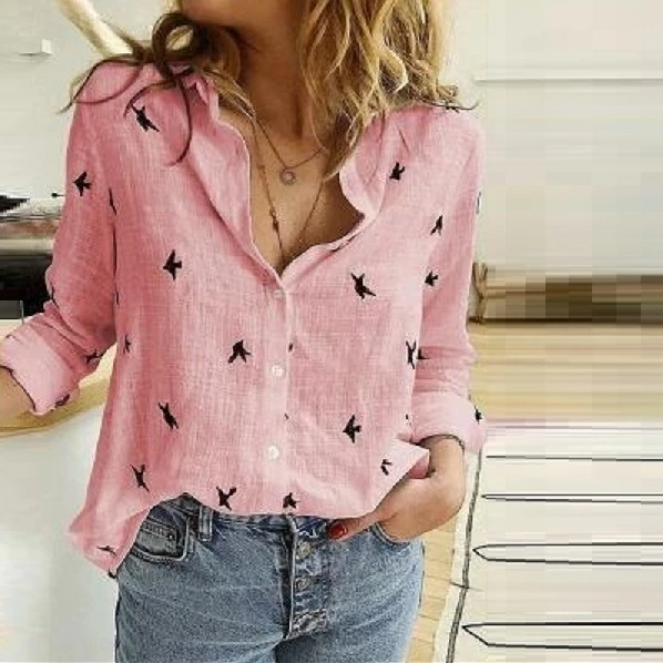 Langarmshirt Dames – Stijlvol shirt met lange mouwen, comfortabel en trendy