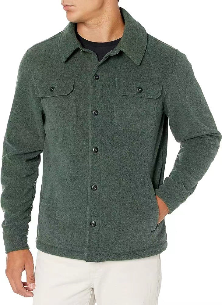 Heren Overhemd met Borstzakken – Stijlvol Button-Down Shirt van Katoen