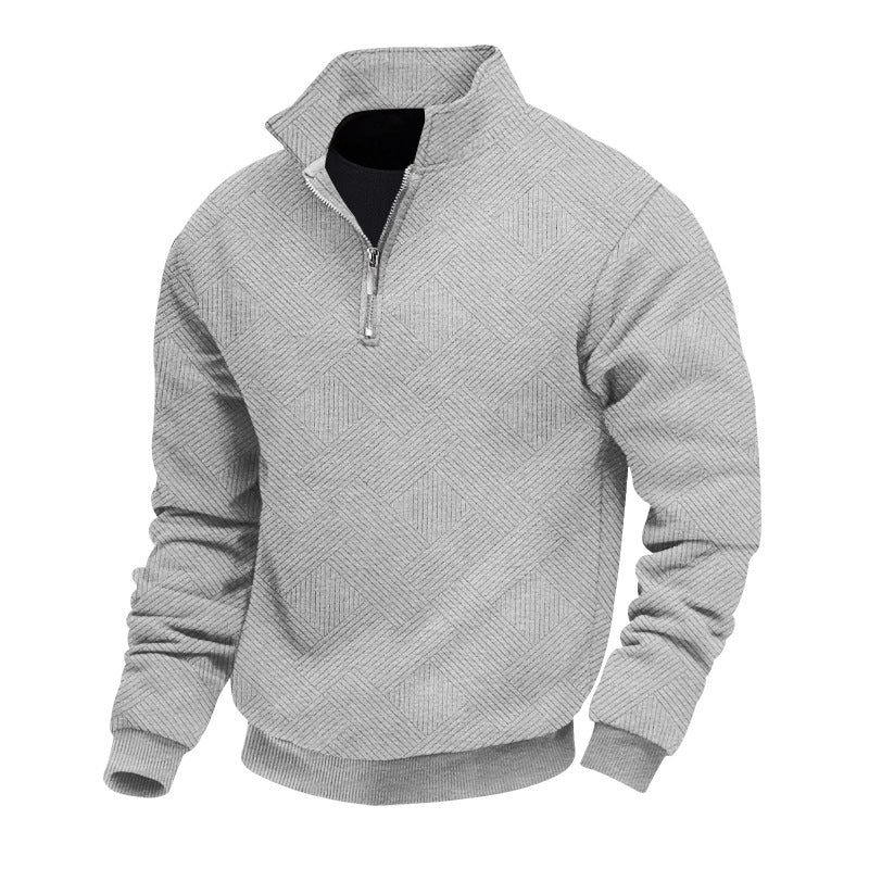 Pullover heren – Elegante pullover met halve rits, comfortabel en stijlvol