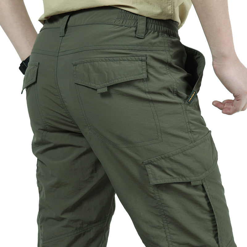 Broek met veel zakken voor heren - Comfortabele en stijlvolle herenbroek met praktische zakken