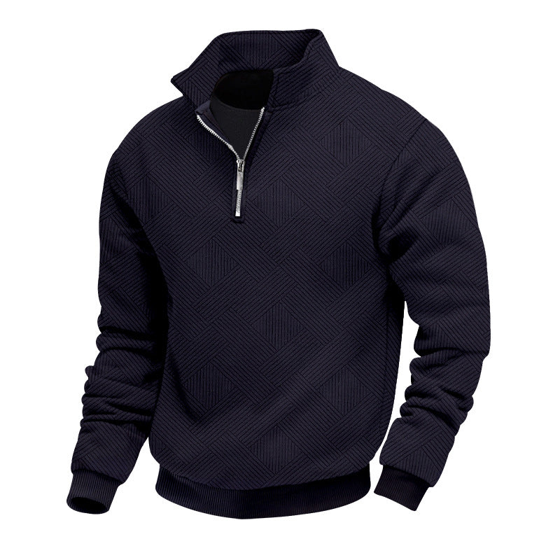 Pullover heren – Elegante pullover met halve rits, comfortabel en stijlvol