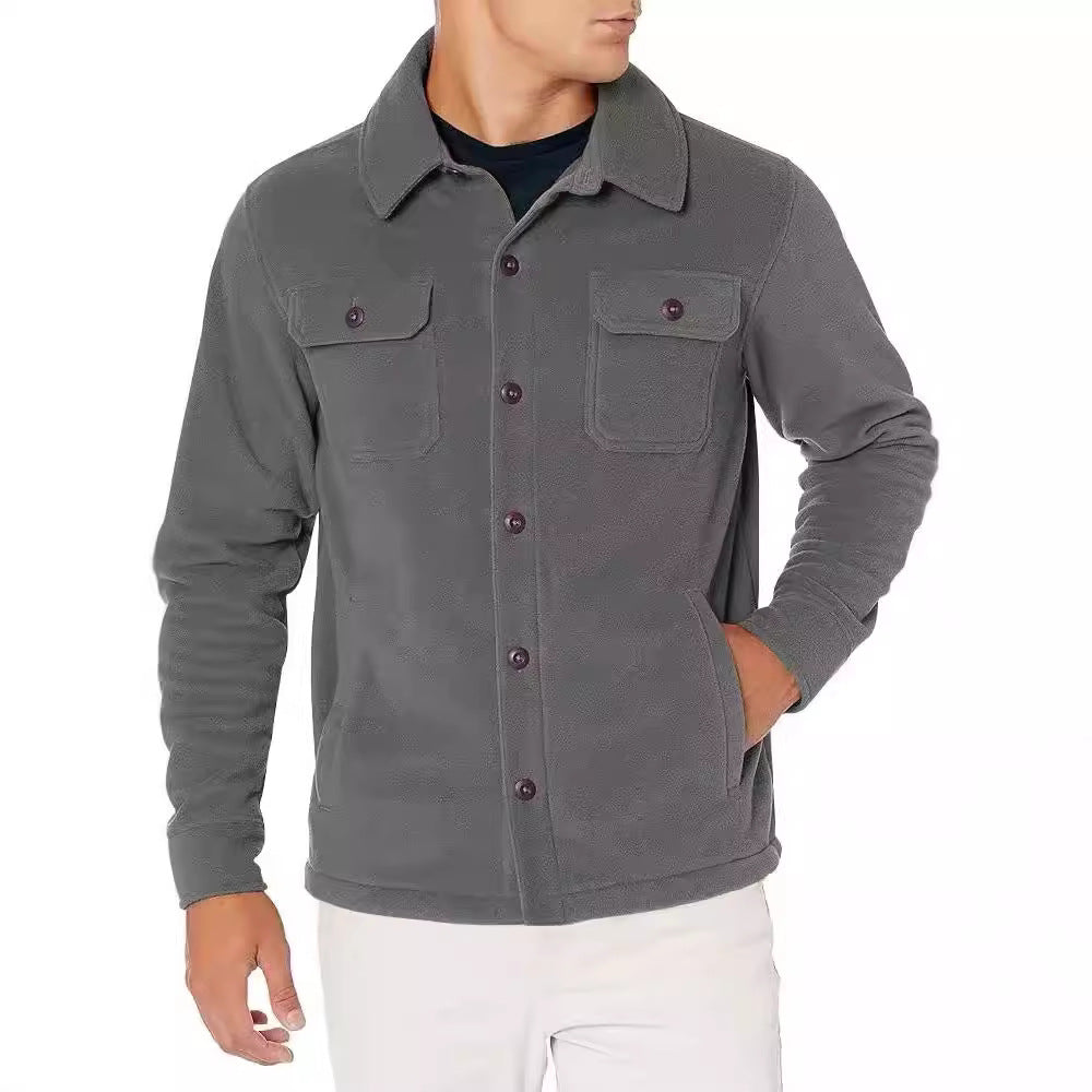 Heren Overhemd met Borstzakken – Stijlvol Button-Down Shirt van Katoen