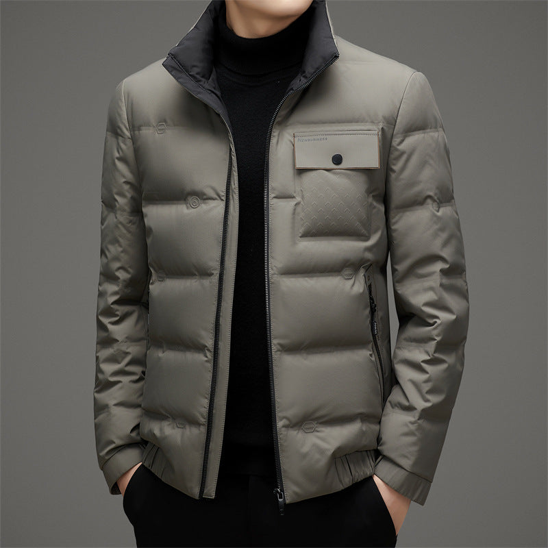 Geïsoleerde gewatteerde jas heren – Elegante winterjas met capuchon en stijlvol ontwerp