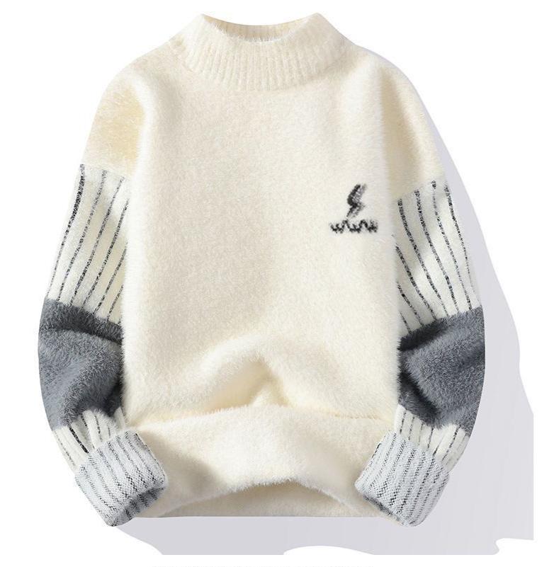 Heren Coltrui – Elegante trui van wol, slim fit voor casual en zakelijke stijl