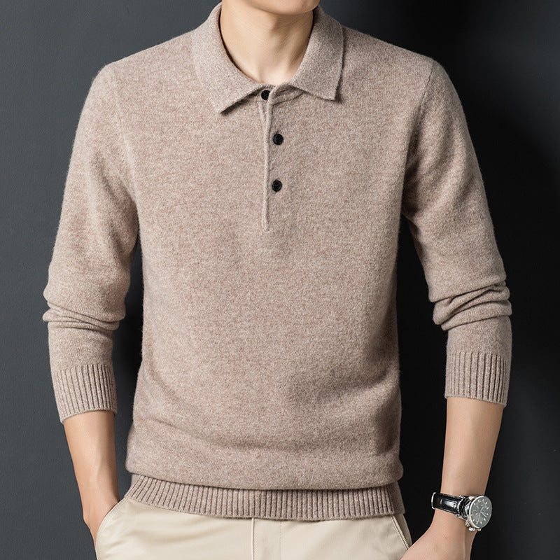 Polopullover heren – Stijlvolle en comfortabele trui van katoen voor casual gebruik