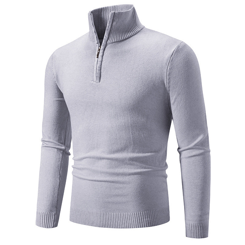 Heren Rollkragenpullover met Rits – Comfortabele en stijlvolle trui voor heren