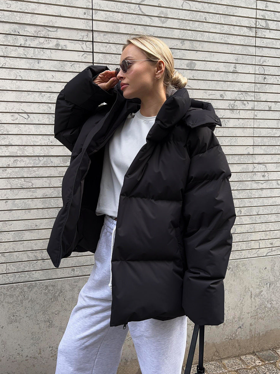 Pufferjack voor Dames - Damespufferjack met Capuchon, Warm en Trendy Winterjack