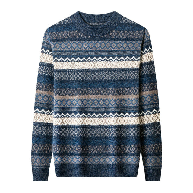 Heren Pullover Retro-Stijl – Comfortabele trui met vintage design en zachte stof