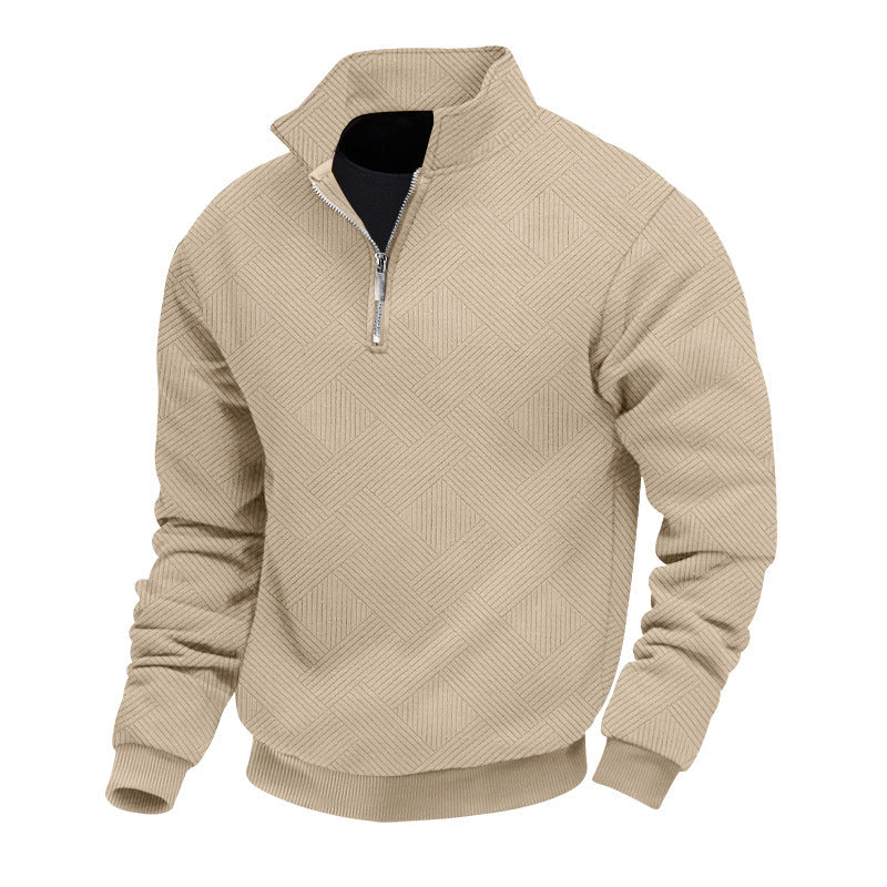 Pullover heren – Elegante pullover met halve rits, comfortabel en stijlvol