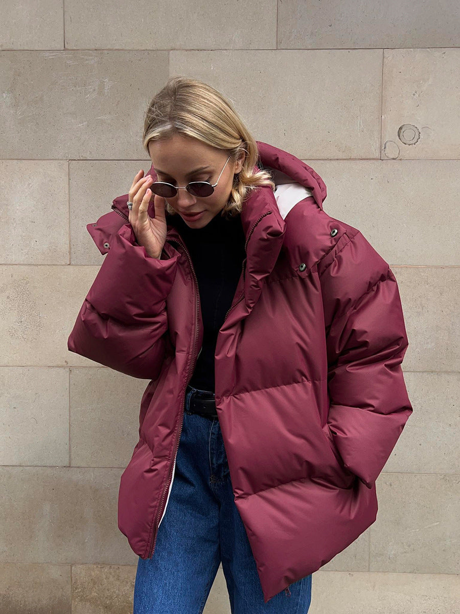 Pufferjack voor Dames - Damespufferjack met Capuchon, Warm en Trendy Winterjack