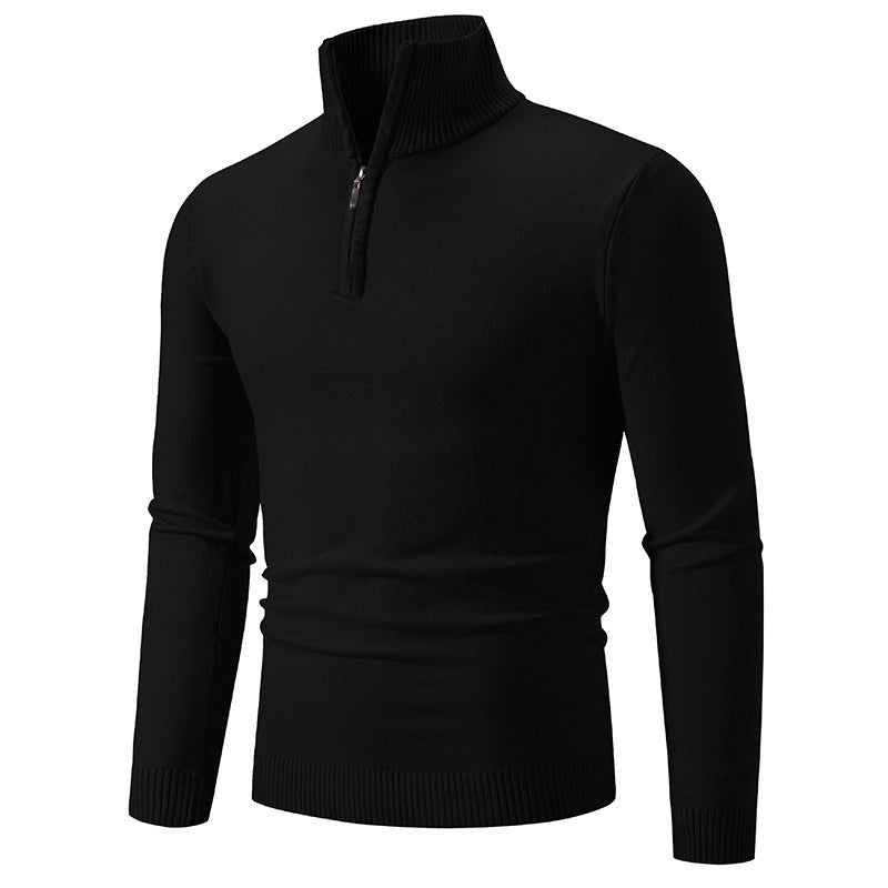 Heren Rollkragenpullover met Rits – Comfortabele en stijlvolle trui voor heren