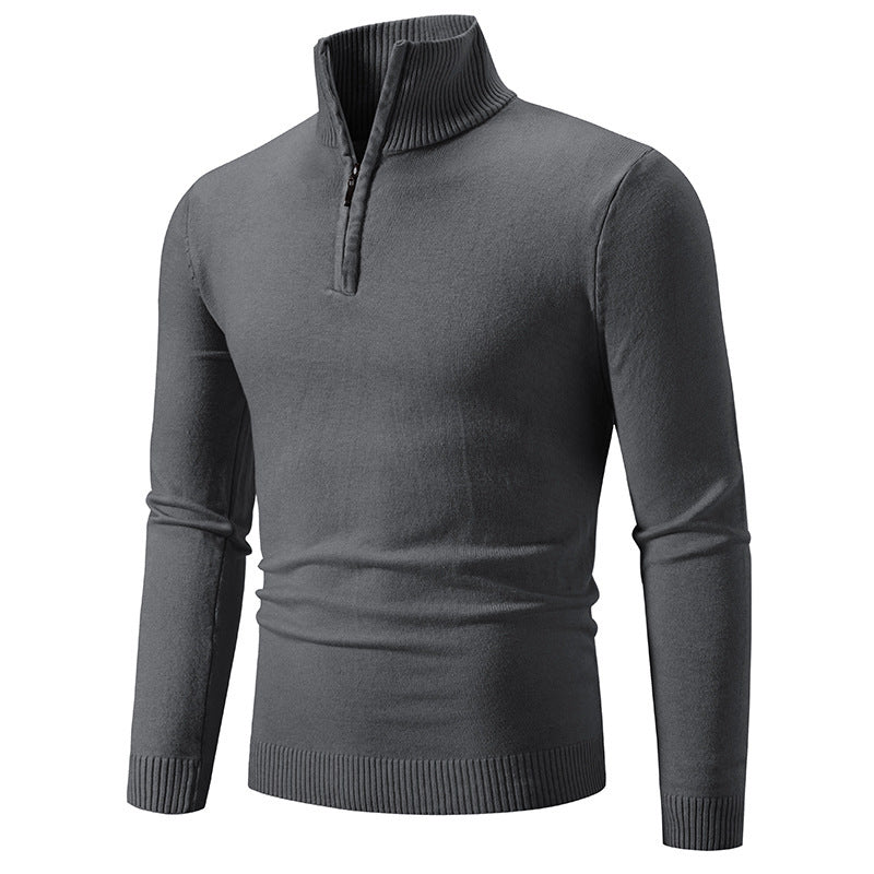 Heren Rollkragenpullover met Rits – Comfortabele en stijlvolle trui voor heren