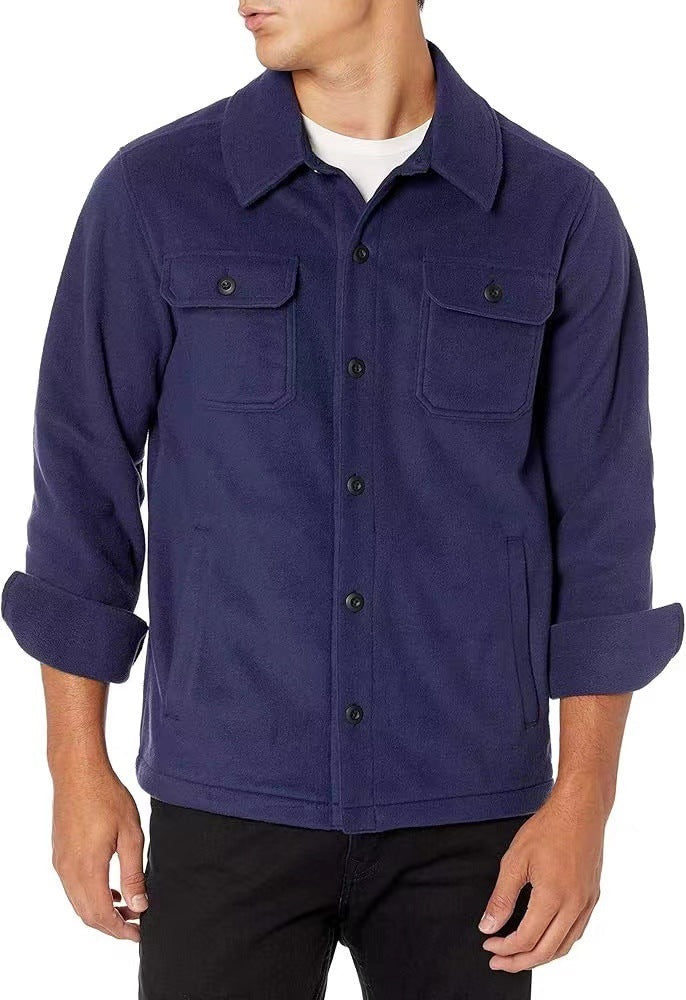 Heren Overhemd met Borstzakken – Stijlvol Button-Down Shirt van Katoen