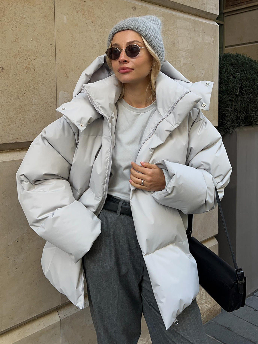 Pufferjack voor Dames - Damespufferjack met Capuchon, Warm en Trendy Winterjack
