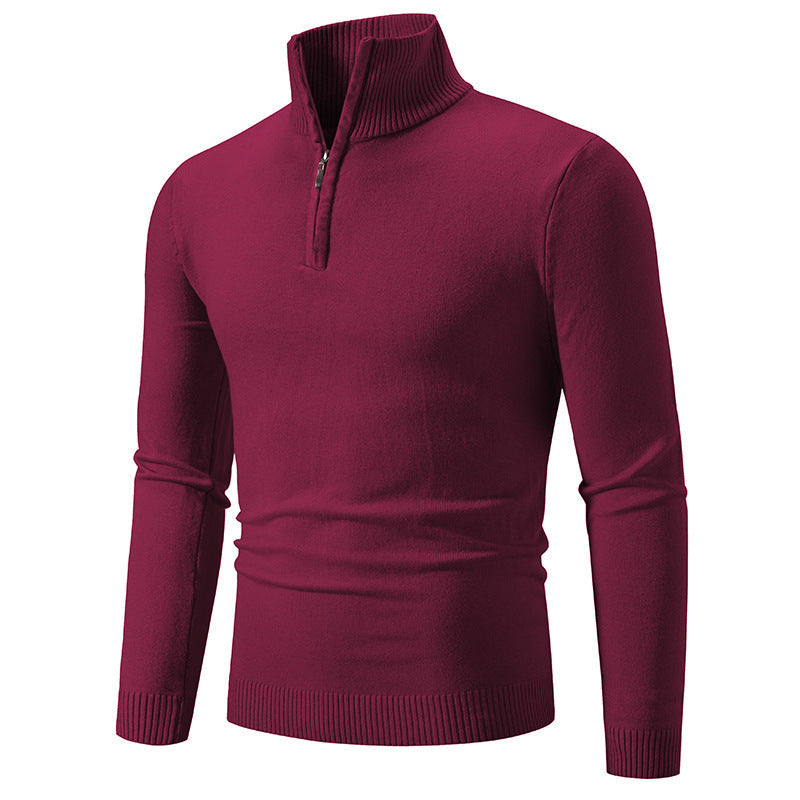 Heren Rollkragenpullover met Rits – Comfortabele en stijlvolle trui voor heren