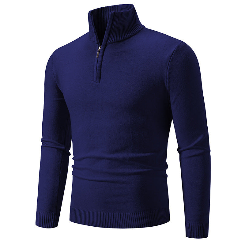 Heren Rollkragenpullover met Rits – Comfortabele en stijlvolle trui voor heren