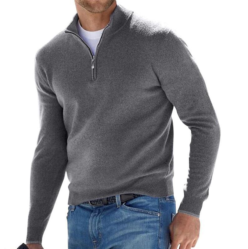 Pullover heren rits – Comfortabele trui met rits en moderne pasvorm