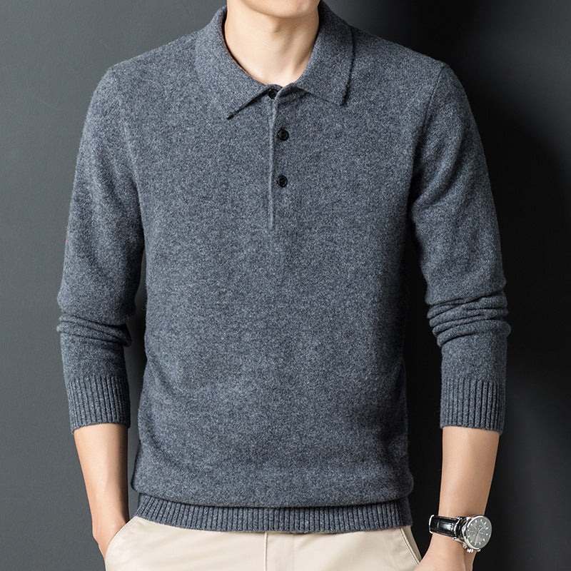 Polopullover heren – Stijlvolle en comfortabele trui van katoen voor casual gebruik