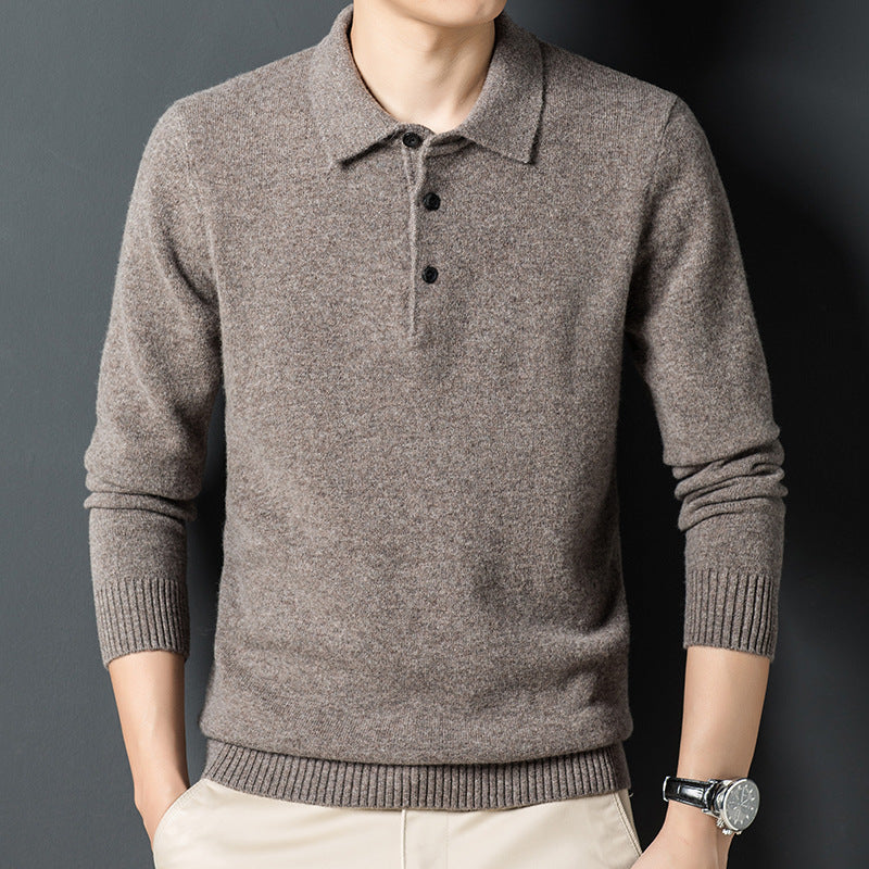 Polopullover heren – Stijlvolle en comfortabele trui van katoen voor casual gebruik
