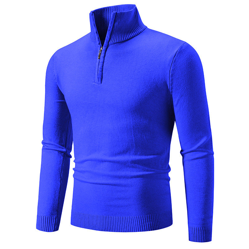 Heren Rollkragenpullover met Rits – Comfortabele en stijlvolle trui voor heren