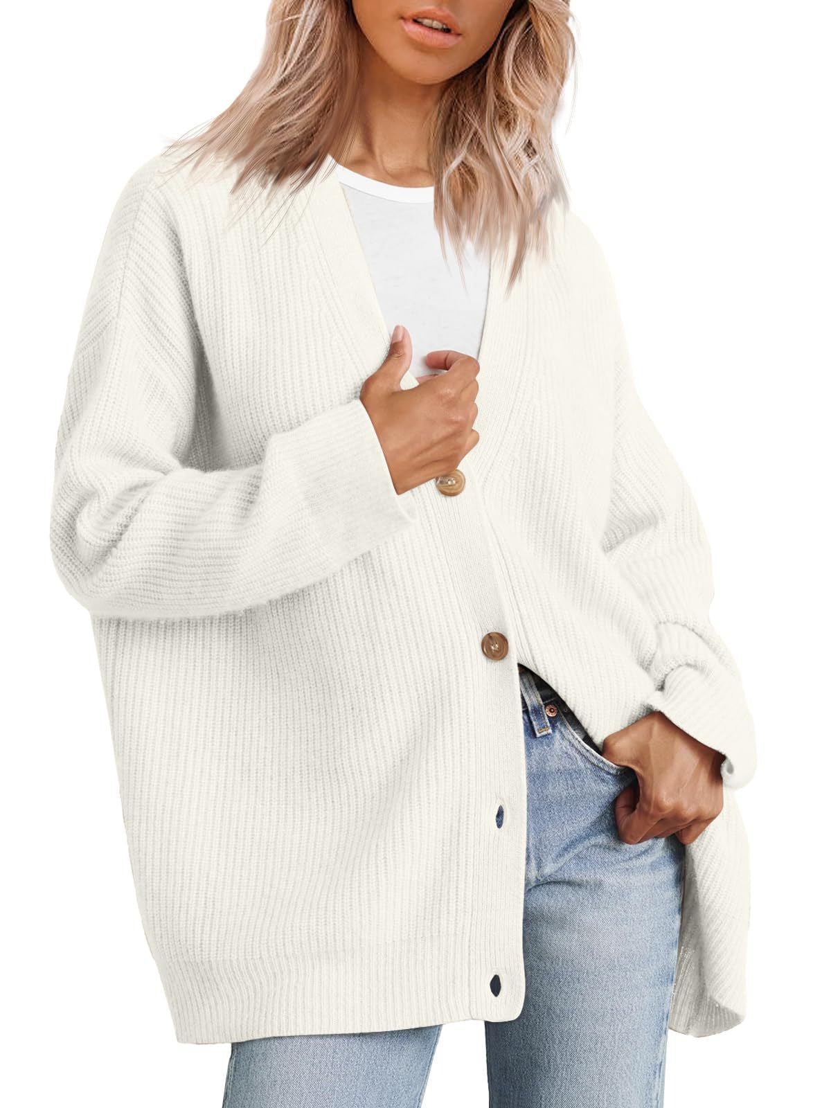 Dames vest met knoopsluiting – Stijlvol gebreid vest voor dames, casual en elegant