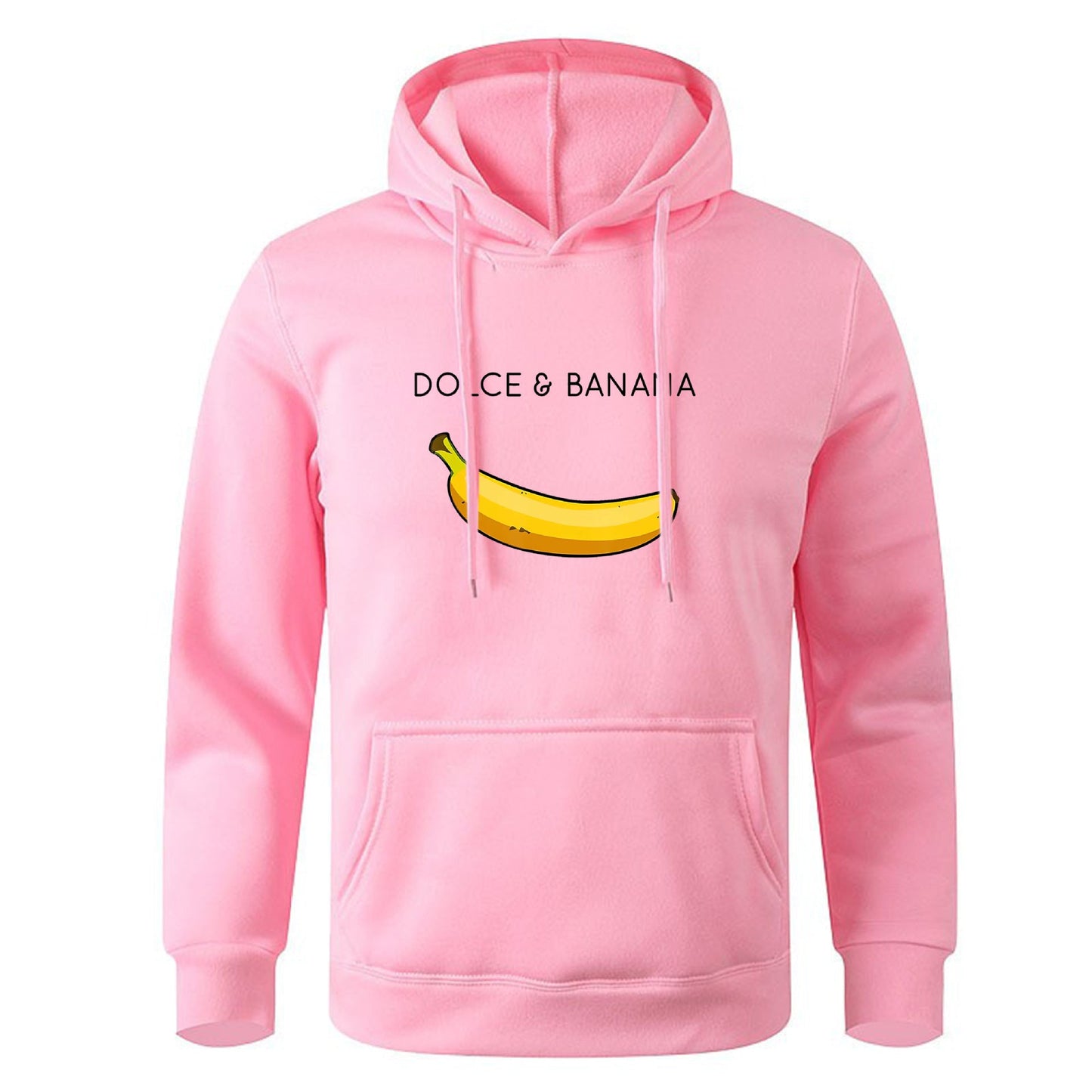 Hoodie heren – Bananenprint sweatshirt met comfortabele pasvorm en trendy design