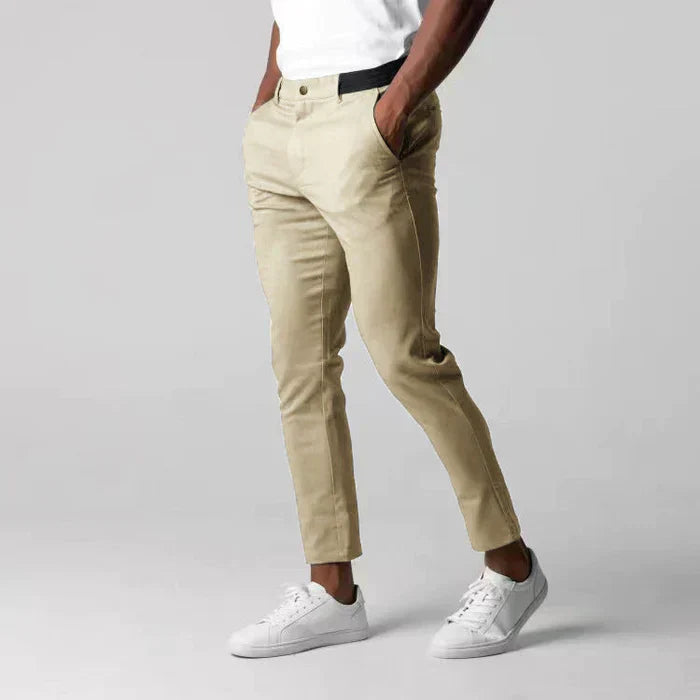 Rekbare Broeken Heren – Comfortabele Slim Fit Broeken voor Casual en Sportief Gebruik