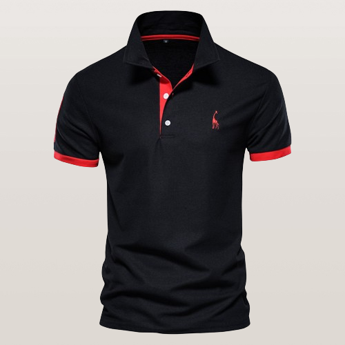 Poloshirt heren – Elegante polo van katoen met korte mouwen voor casual en sportief gebruik