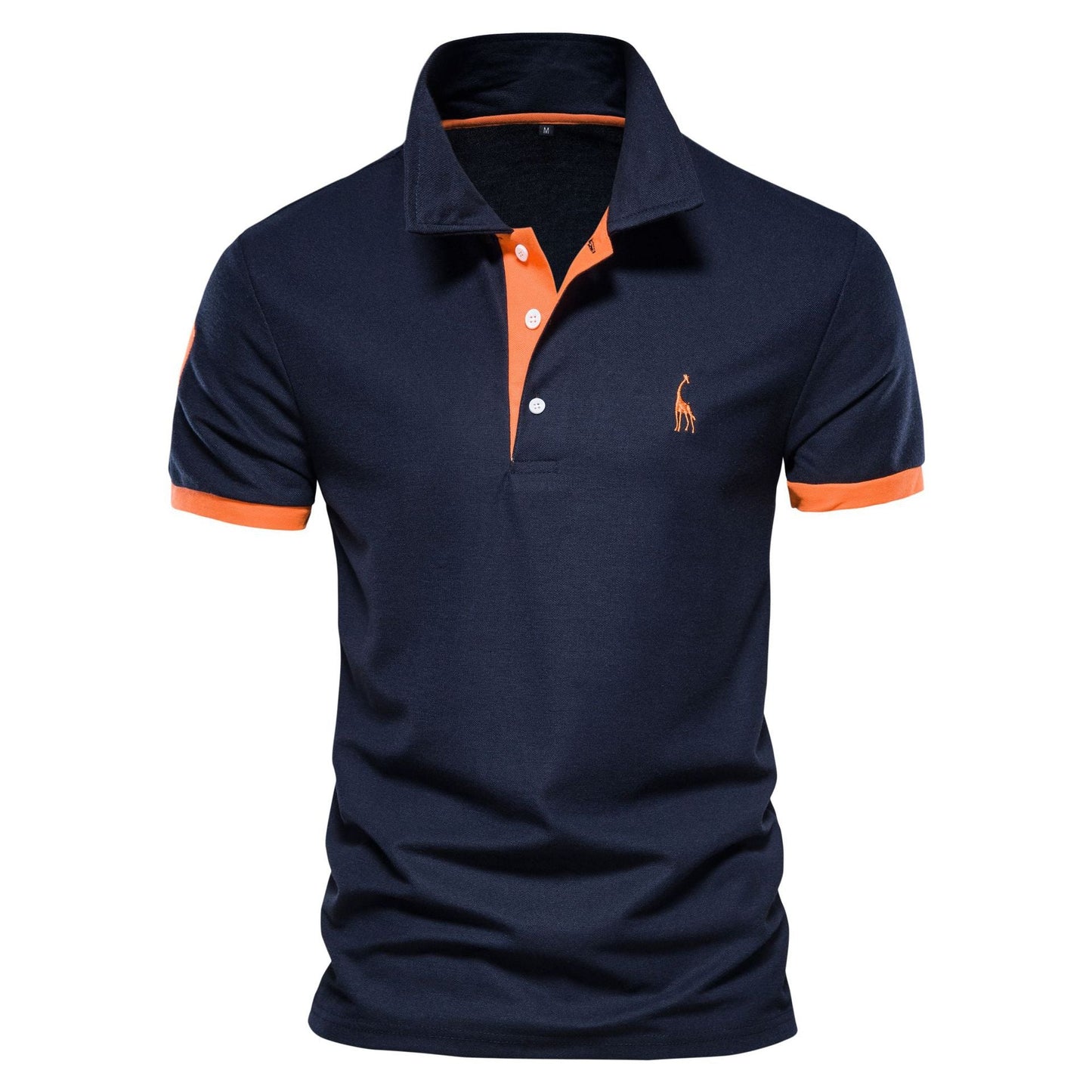 Poloshirt heren – Elegante polo van katoen met korte mouwen voor casual en sportief gebruik