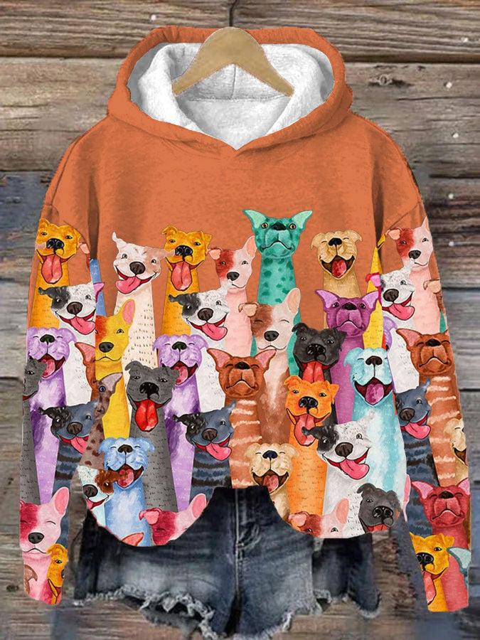 Hoodie Dames met Hondenprint – Comfortabele en Stijlvolle Dieren Hoodie