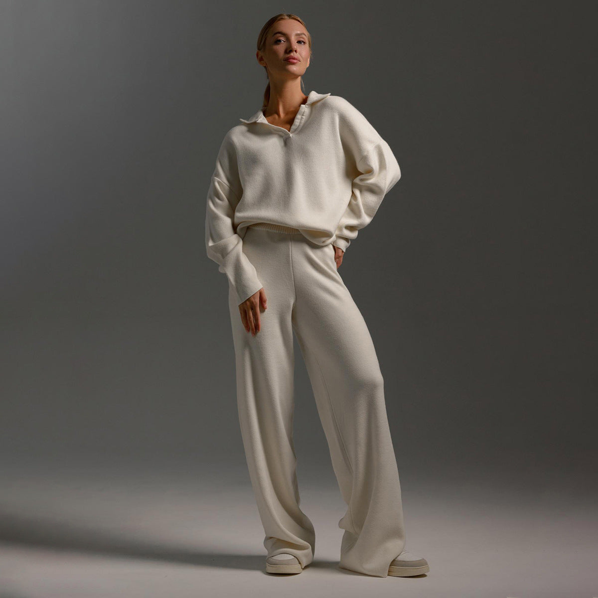 Poloshirt dames lange mouwen – Stijlvolle en comfortabele outfit met broek
