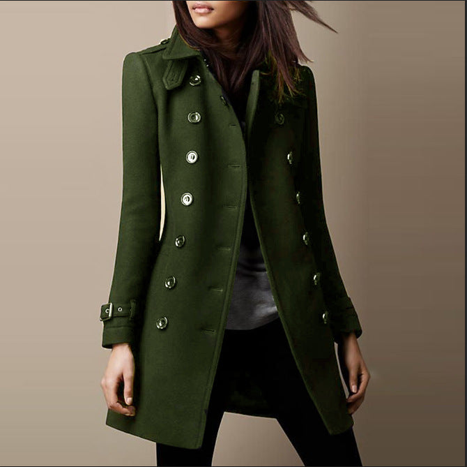 Trenchcoat Dames – Elegante lange jas van hoogwaardig materiaal voor elke gelegenheid