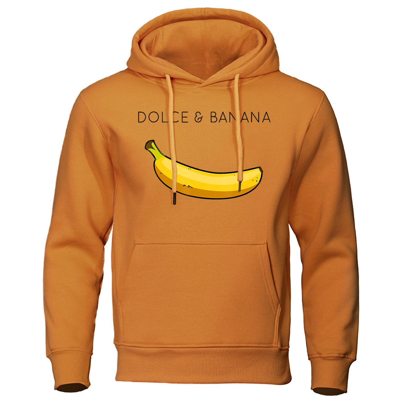 Hoodie heren – Bananenprint sweatshirt met comfortabele pasvorm en trendy design