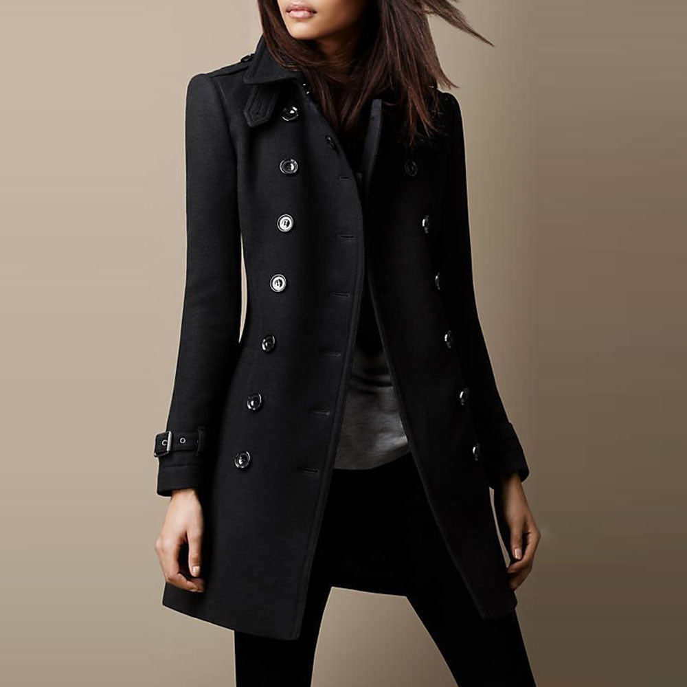 Trenchcoat Dames – Elegante lange jas van hoogwaardig materiaal voor elke gelegenheid