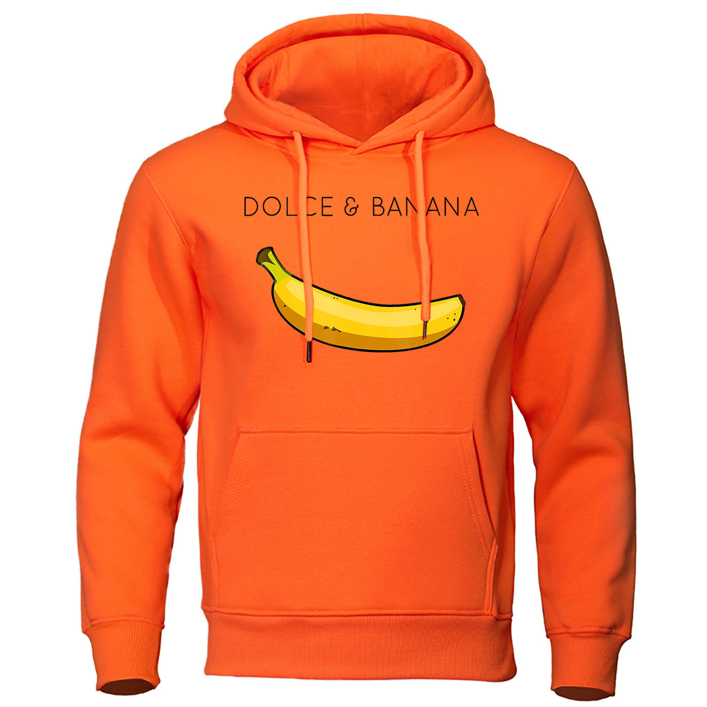 Hoodie heren – Bananenprint sweatshirt met comfortabele pasvorm en trendy design