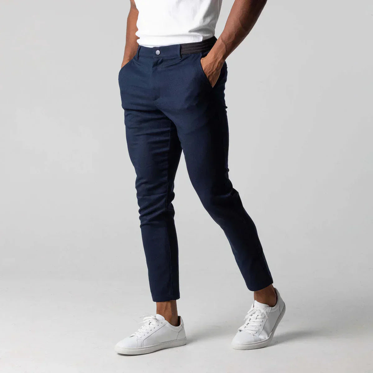 Rekbare Broeken Heren – Comfortabele Slim Fit Broeken voor Casual en Sportief Gebruik