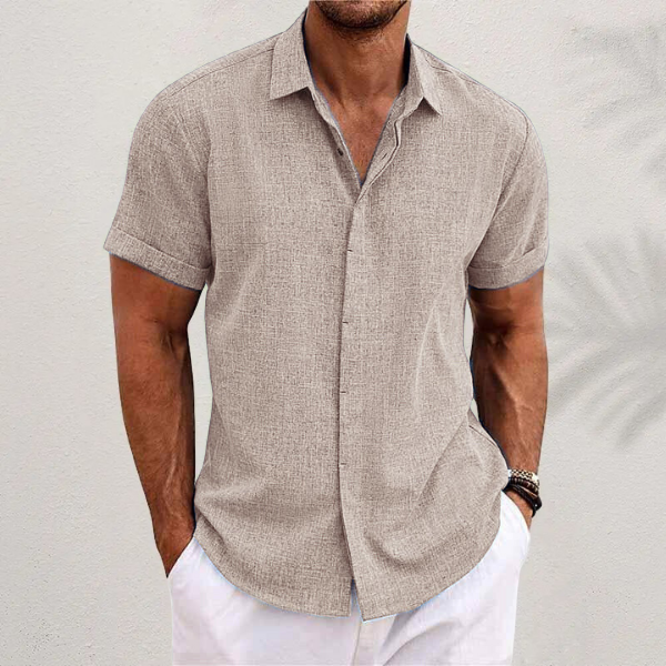 Casual Overhemd Heren – Stijlvol Button-Down Shirt van Katoen voor Vrijetijd Gebruik