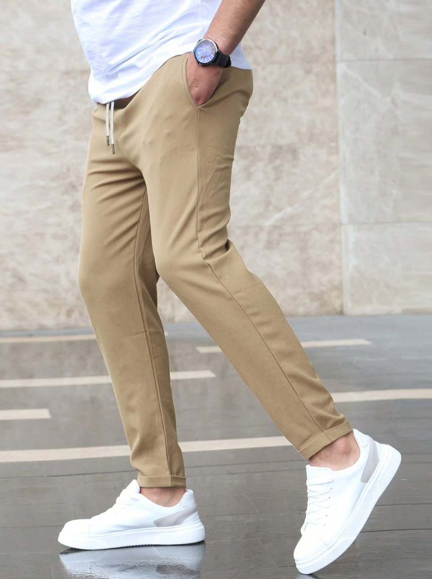 Heren Stretchbroek – Comfortabele en Elegante Broek voor Casual en Formele Gelegenheden