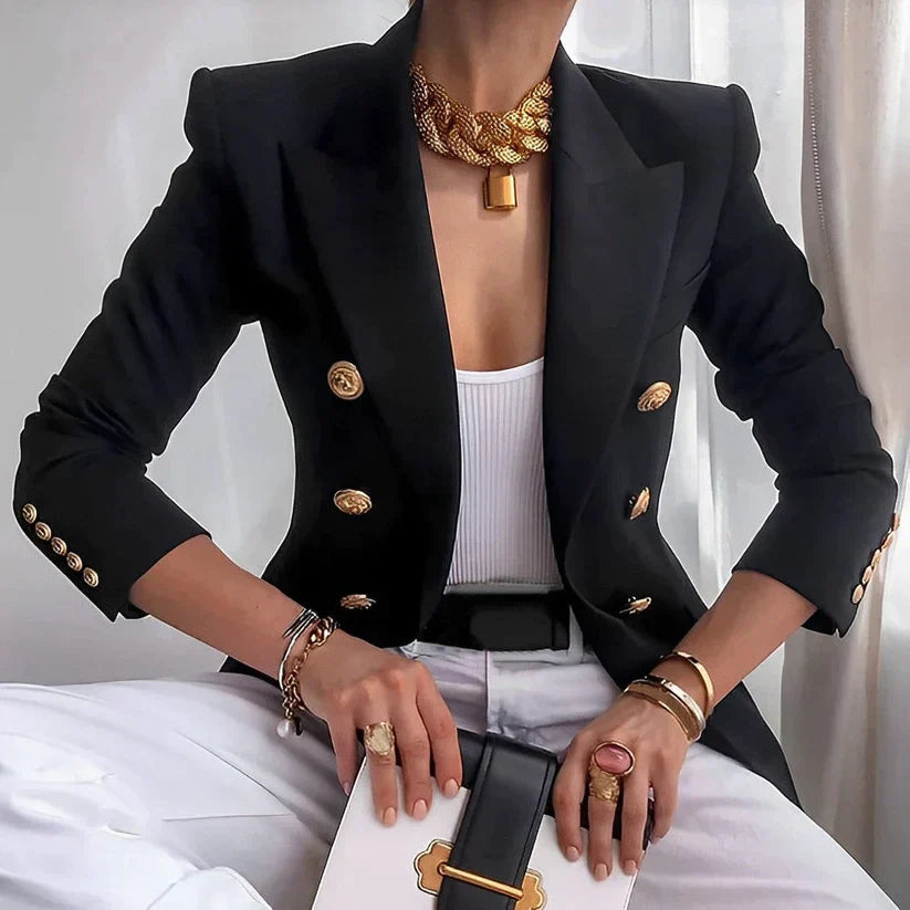 Blazer dames – Elegante blazer met slim fit en stijlvolle details voor werk