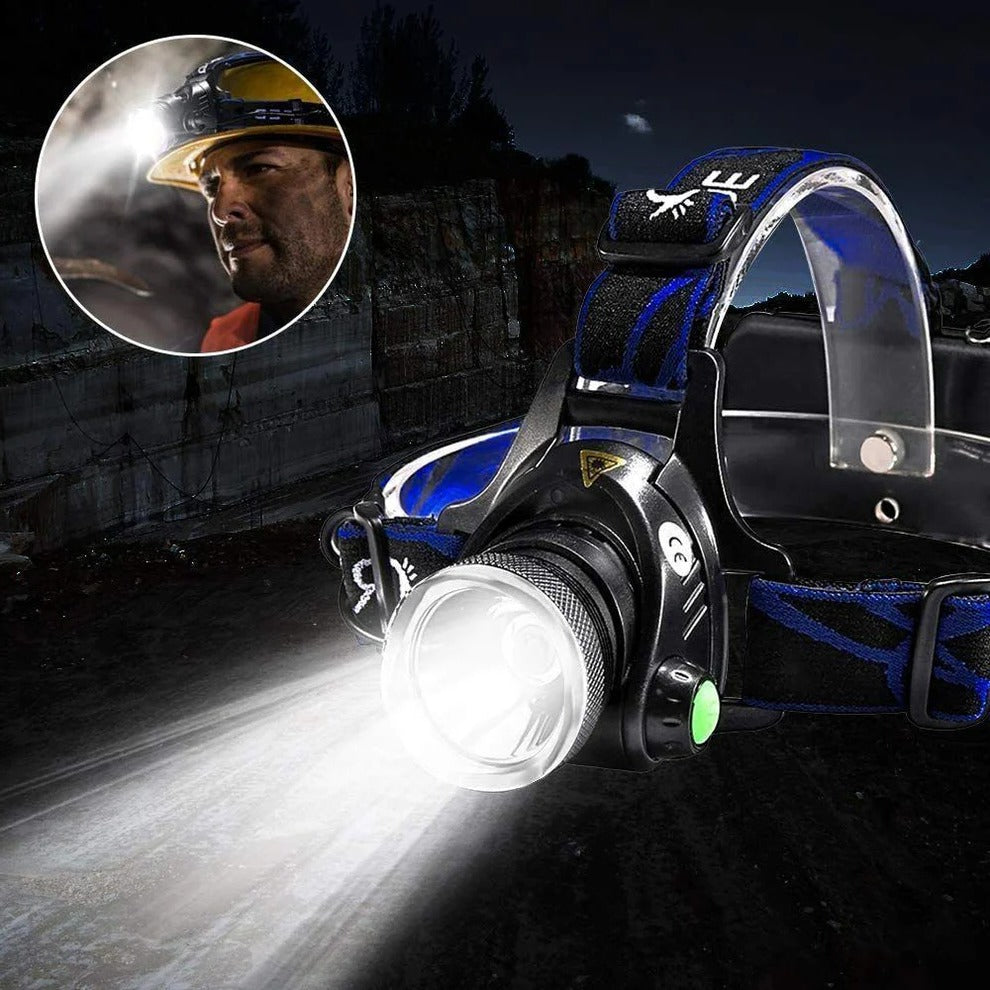 Oplaadbare LED Hoofdlamp 990000LM