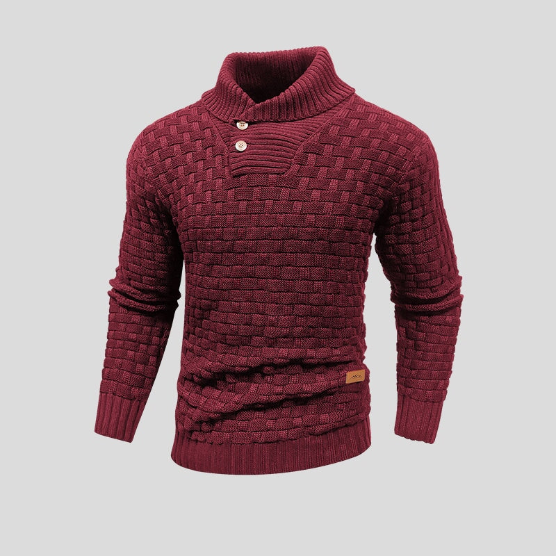 Knop-up-Pullover heren – Comfortabele trui met knopen en moderne pasvorm