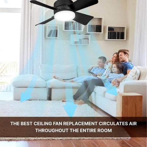 Plafondventilator Rond 52 Inch Met Afstandsbediening