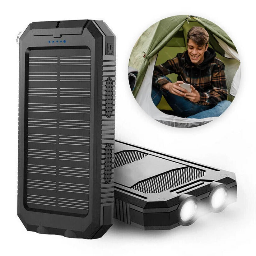 Powerbank 500000mAh Waterdicht Zonne-oplader Extern